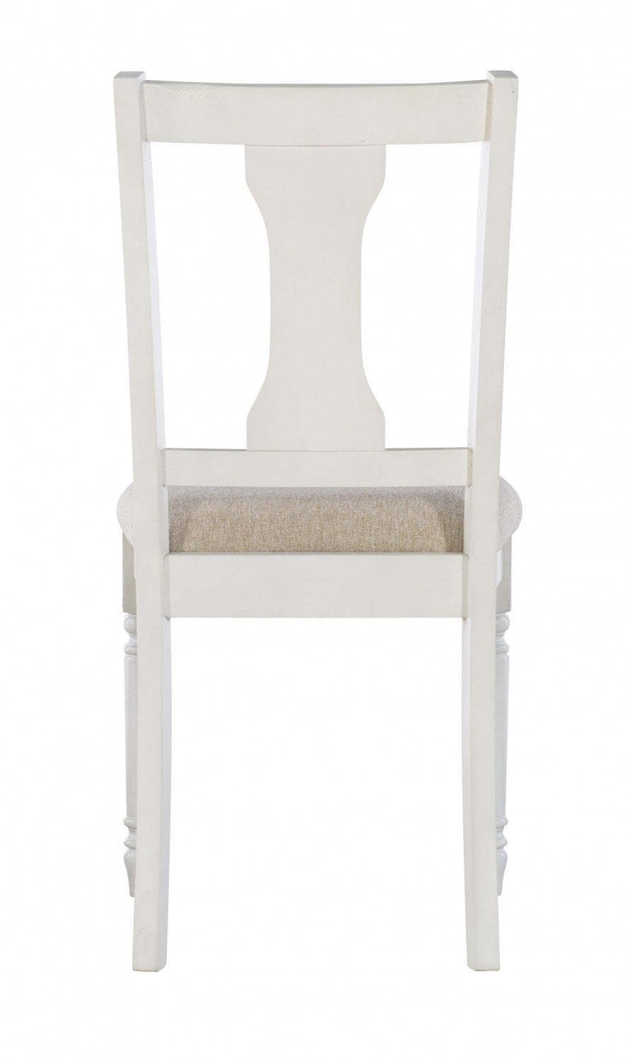 Willow White Fabric Accent Dining Chair - Ensemble de 2|Chaise d'appoint de salle à manger Willow en tissu blanc - ensemble de 2
