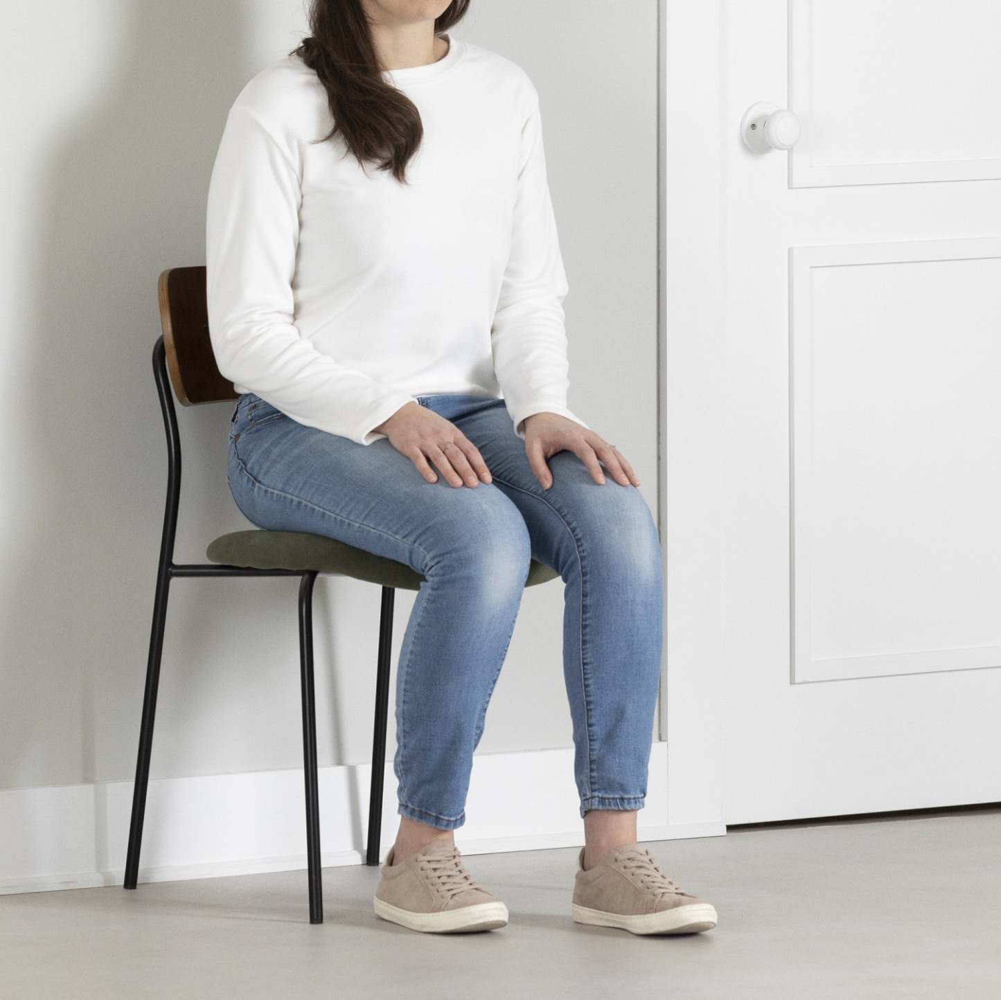 Hype Olive Green Brown Dining Chair - Set of 2|Chaise de salle à manger Hype vert olive et brune - ensemble de 2