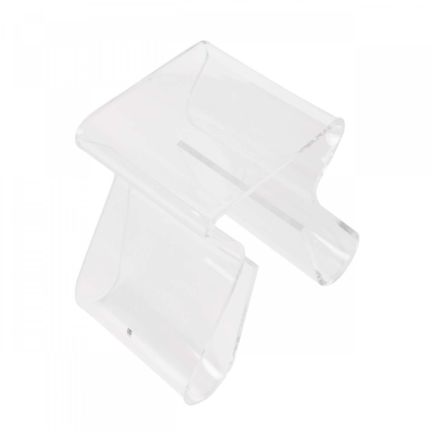 Umbra Modern Acrylique Magino Magazine Rack End Table|Table de bout moderne Magino de Umbra en acrylique avec support à magazines