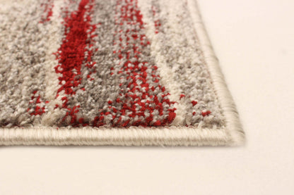 Arusha ivoire / rouge 3'11 x 5'7 tapis | Carpette Arusha ivoirerouge 3 pi 11 po x 5 pi 7 po | D26YZQNC