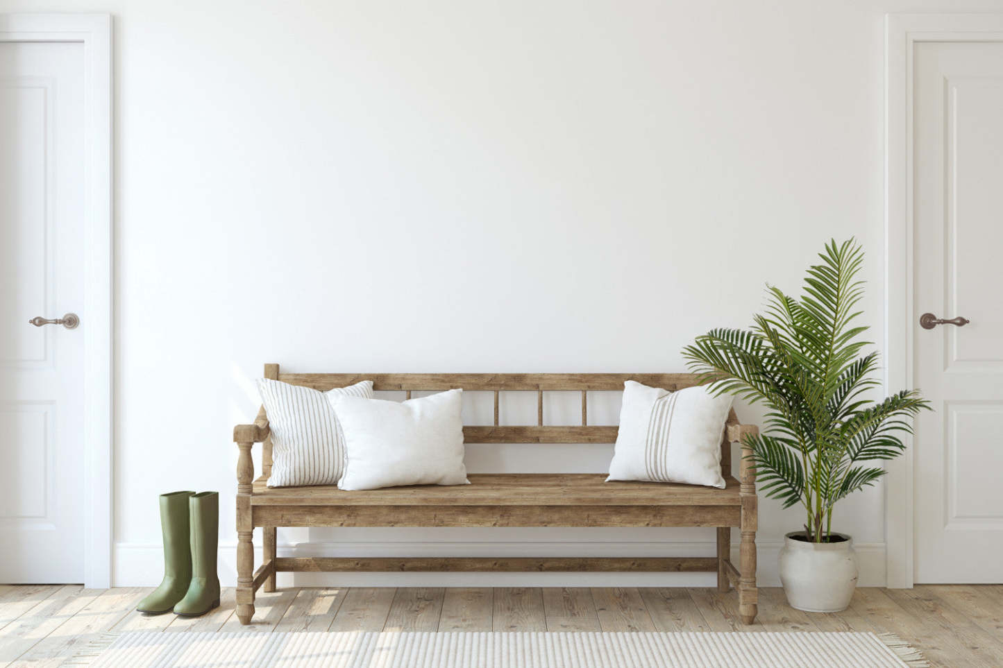 Palmier Areca artificiel 43 en pot noir | Palmier areca artificiel de 43 po en pot noir | D10HSOTL