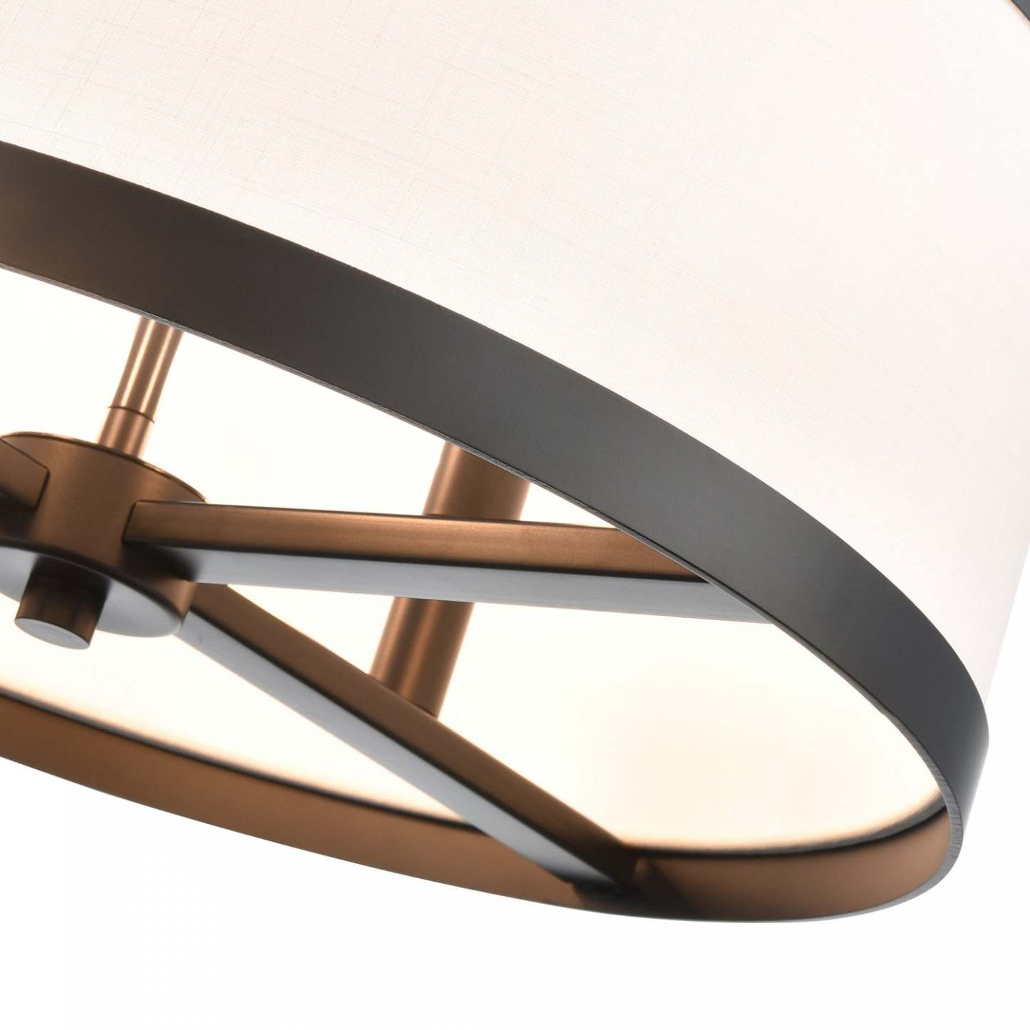 Lustre High Street à 4 lumières, 18 pouces, noir | Lustre A 4 lampes High Street De 18 po, Noir