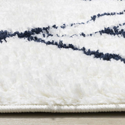 Taylor Diamonds Shag Area Rug - 7'10 x 10'6|Carpette à poil long Taylor à motif de diamants - 7 pi 10 po x 10 pi 6 po