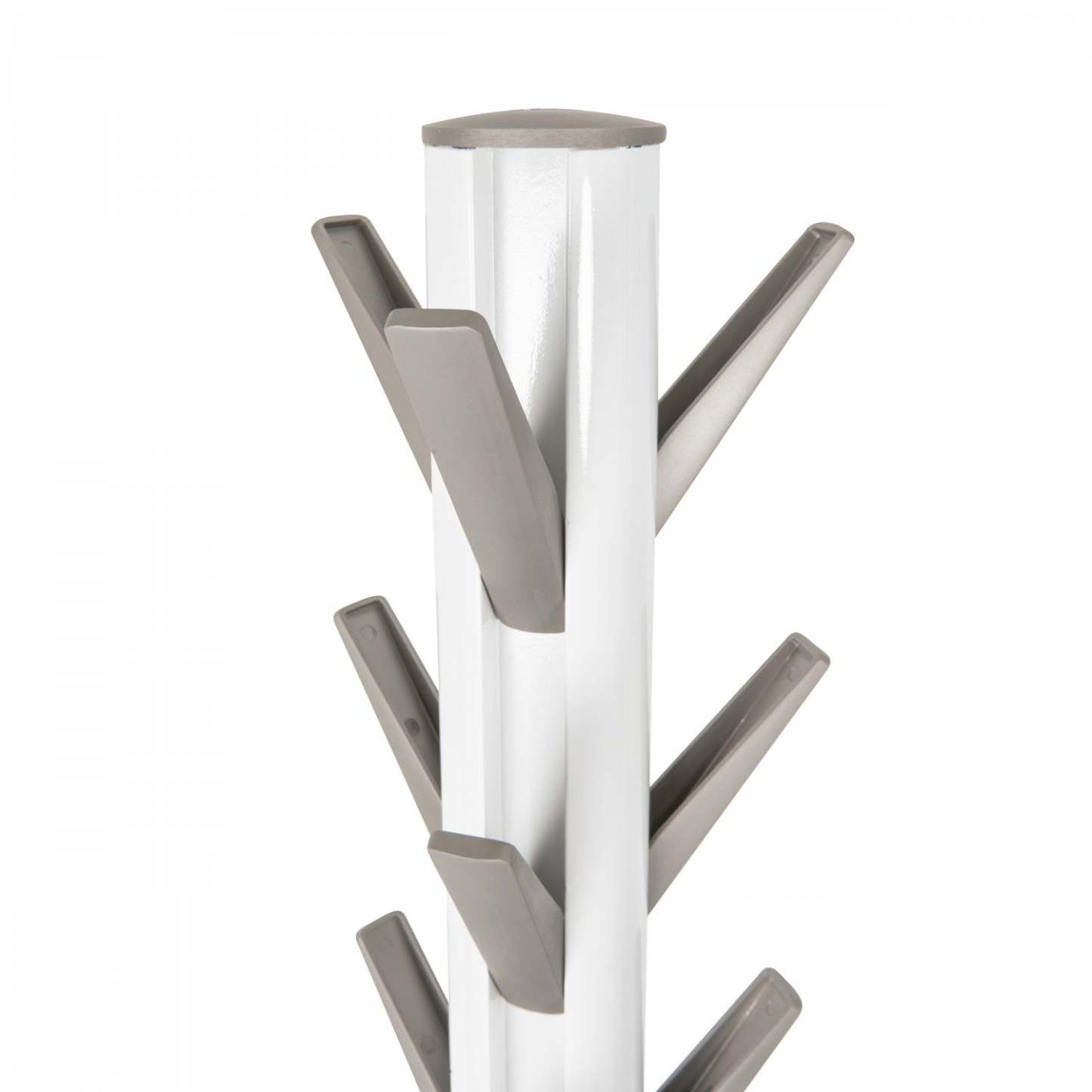 Umbra Modern Wood Flapper Coat Rack - Blanc|Portemanteau moderne Flapper de Umbra en bois - blanc