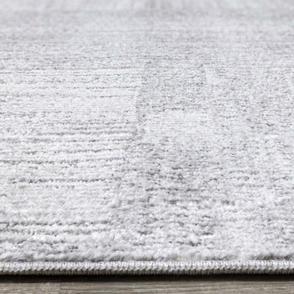 Tapis Eva à motif carrés de vieillis et à franges - 5 pi 3 po x 7 pi 3 po