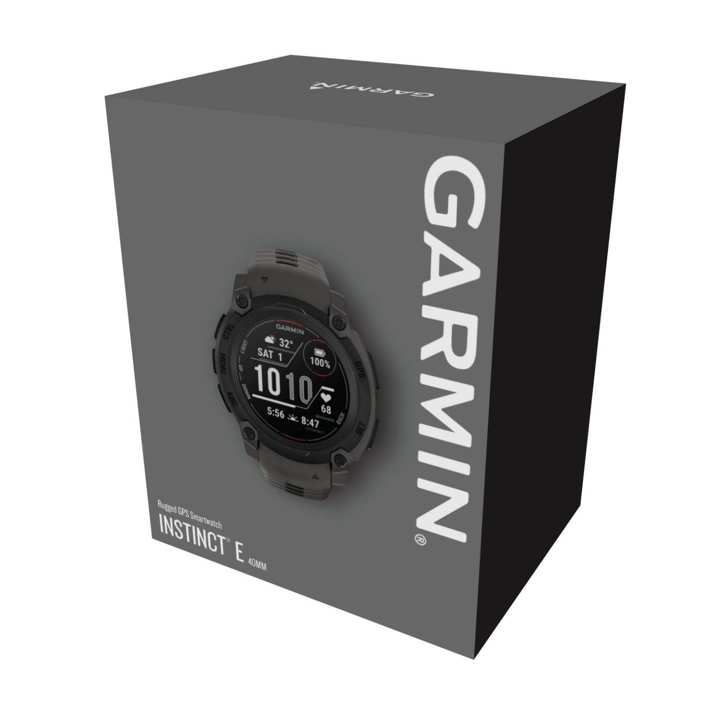 Garmin Instinct E Supertough Smartwatch 40 Mm - Spécification Militaire 810, GPS, Boussole, Altimètre Barométrique|Montre Intelligente Garmin Instinct E Supertough 40 Mm - Spécification Militaire 810, GPS, Boussole,