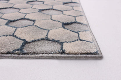 Tapis 3'11 X 5'11 Tapis|Carpette Ranger grise/bleue 3 pi 11 po x 5 pi 11 po|D86FBVD1