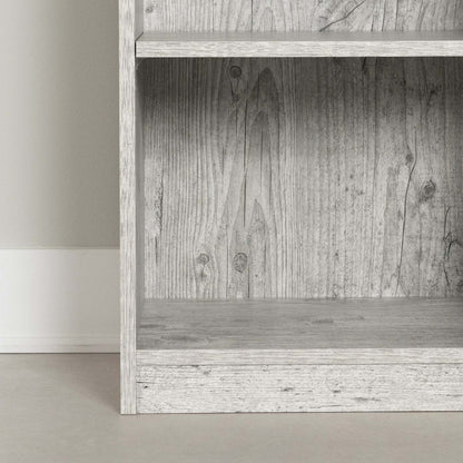 Bibliothèque étroite Axess 5 étagères - Pin bord de mer|Bibliothèque étroite Axess à 5 tablettes - pin bord de mer