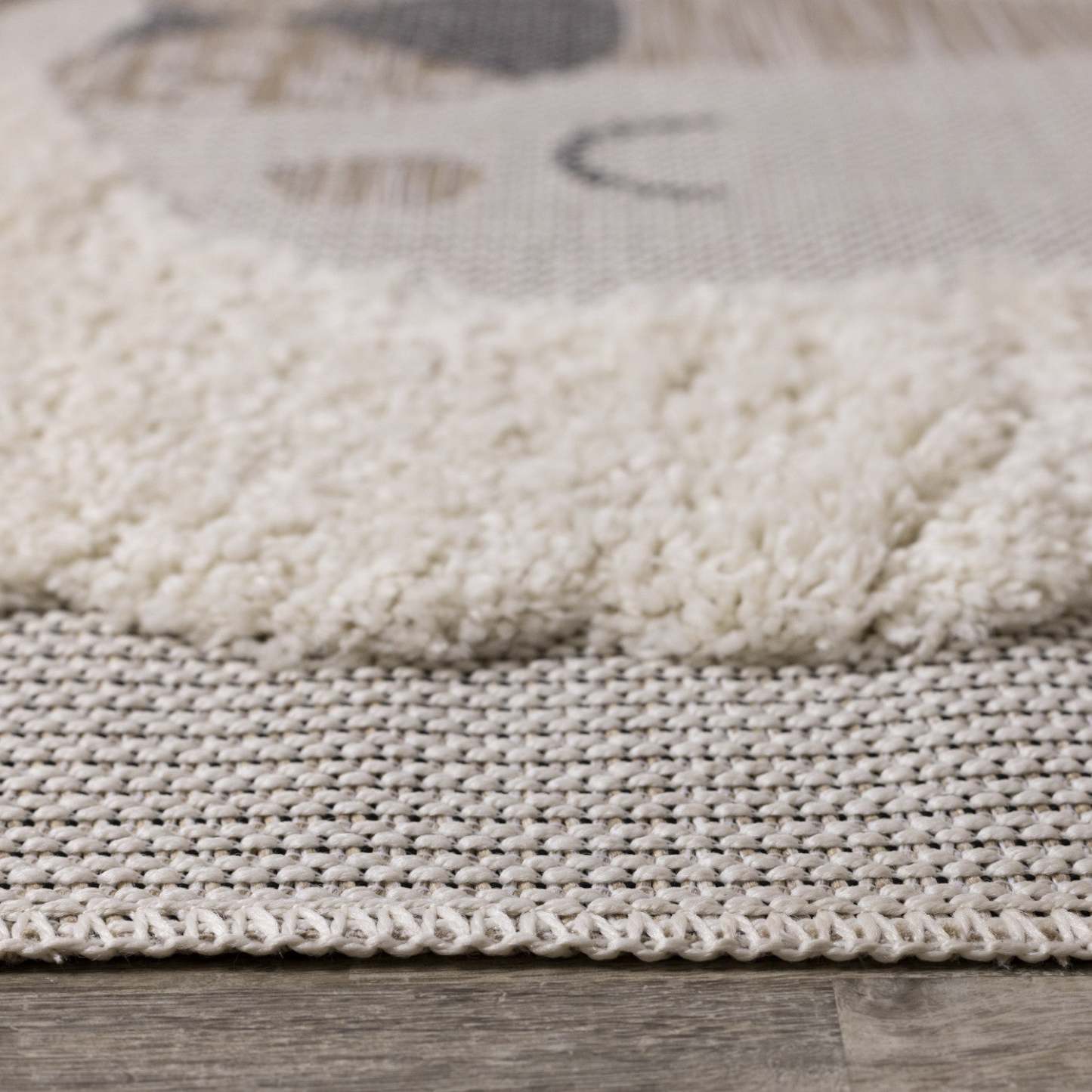 Kids Textured Lion Area Rug - 5'3 x 7'7|Carpette à motif lion texturé pour enfants - 5 pi 3 po x 7 pi 7 po