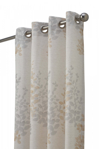 Habitat Lana Ivory Light Filtering Grommet Curtain Panel - 50 x 63|Panneau de rideau filtrant la lumière à œillets Lana ivoire d'Habitat - 50 x 63