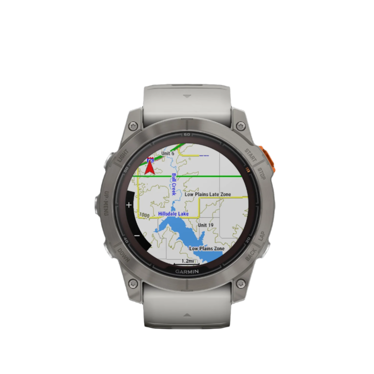 Garmin Fenix® 7x Pro Gps Smartwatch - Suivi De La Santé Avec Chargement Solaire, 51 Mm - Titane/orange