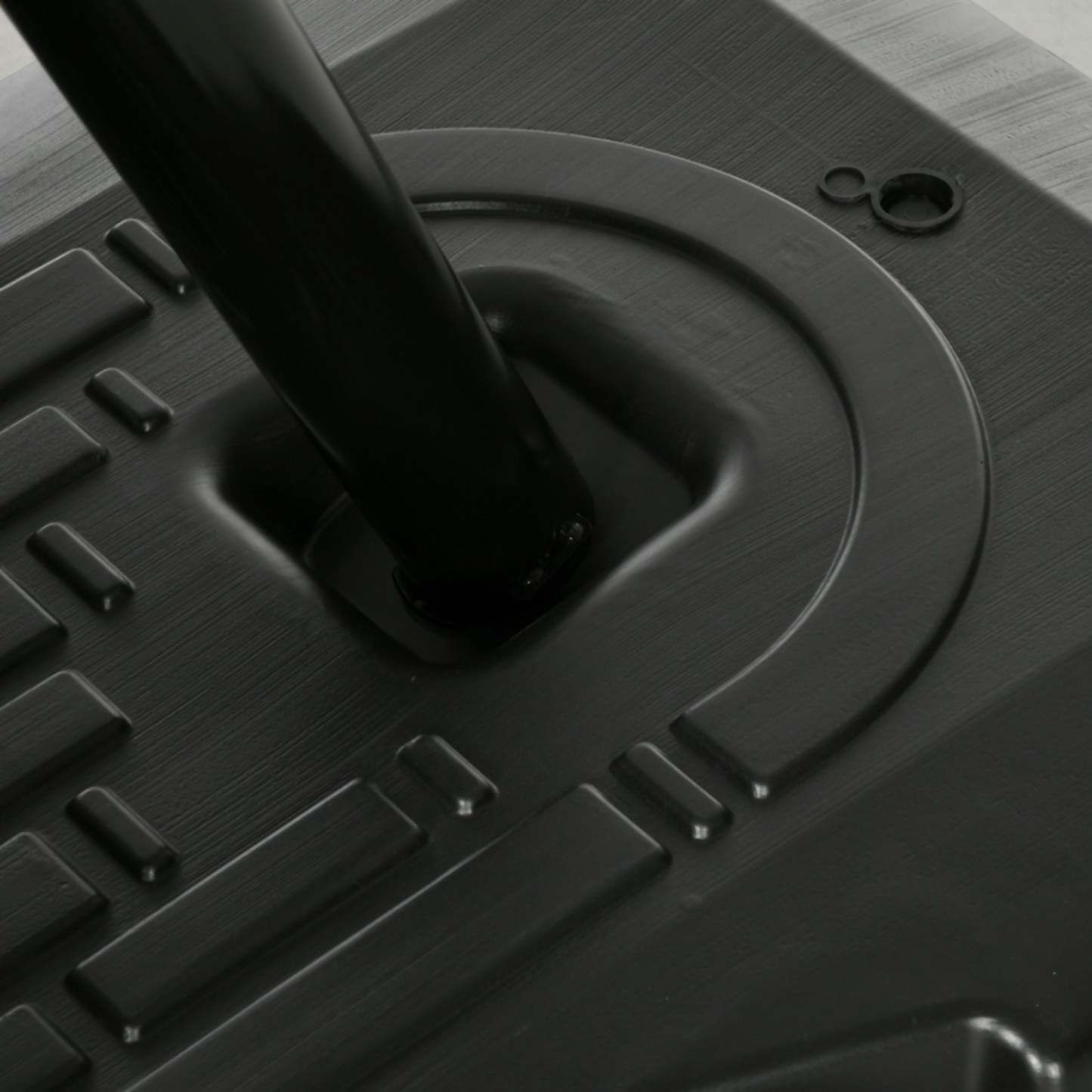 Soozier Panier de Basketball Portable Avec Roues, Base Lestée, 115.4-137.8