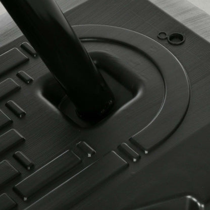 Soozier Panier de Basketball Portable Avec Roues, Base Lestée, 115.4-137.8