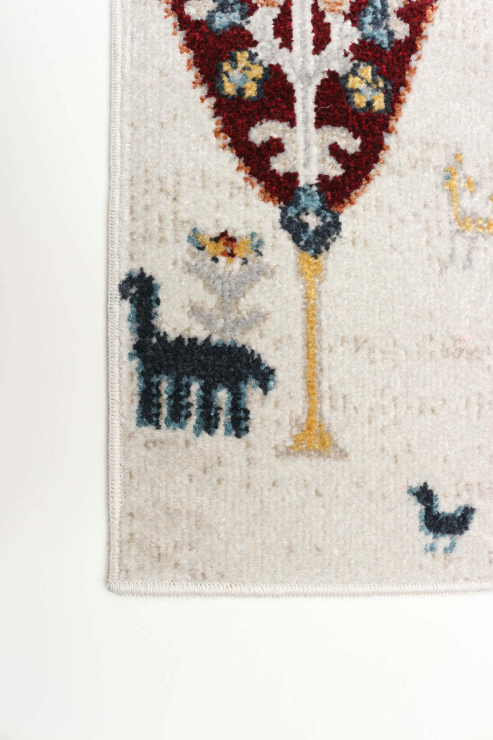 Tapis lavable en machine Pine Ivory - 2'6 x 8'0|Carpette Pine ivoire lavable à la machine - 2 pi 6 po x 8 pi 0 po|D86F76R7