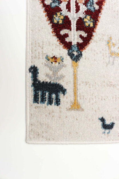 Tapis lavable en machine Pine Ivory - 2'6 x 8'0|Carpette Pine ivoire lavable à la machine - 2 pi 6 po x 8 pi 0 po|D86F76R7