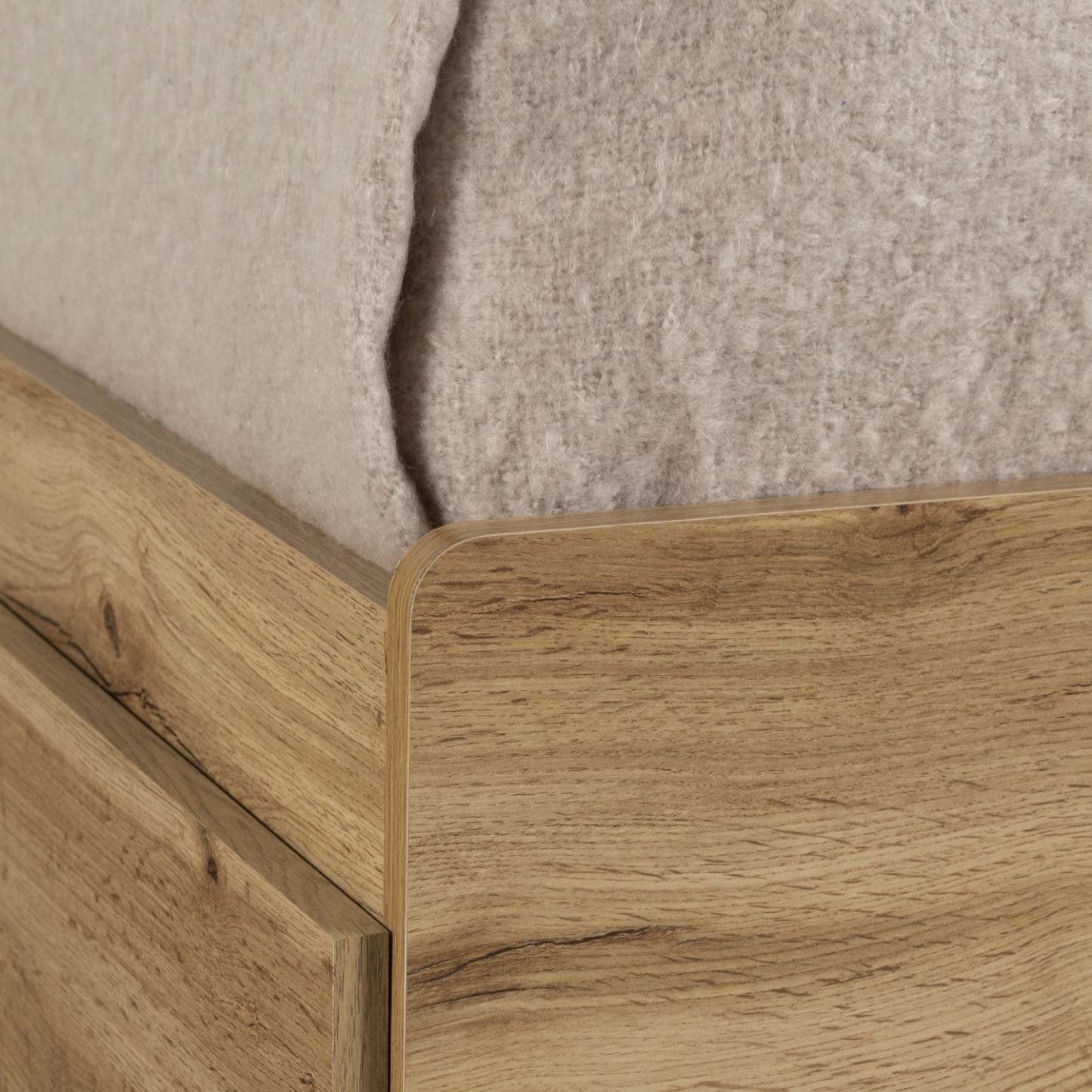 Lit matelot simple 3 tiroirs Tassio - Chêne Nordik|Lit matelot simple Tassio à 3 tiroirs - chêne nordique