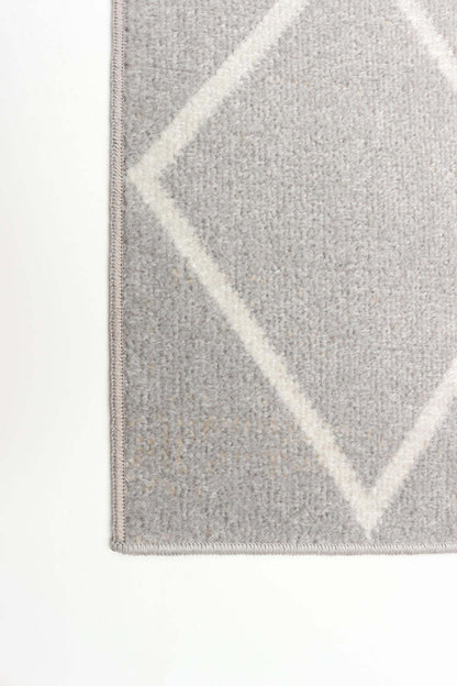 Tapis Kenza gris lavable en machine - 2'6 x 8'0|Carpette Kenza grise lavable à la machine - 2 pi 6 po x 8 pi 0 po|D86F8KNM