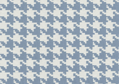 Chaise d'appoint Beagle, tissu à motif bleu | Fauteuil Beagle En Tissu A Motif Bleu