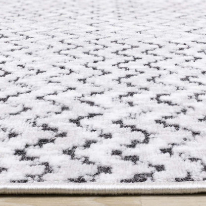 Carpette à motif de chevron lavable à la machine - 7 pi 10 po x 10 pi 6 po