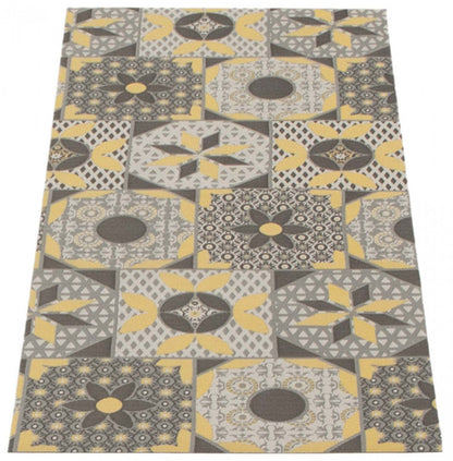 Tapis Bellezza Gris 2'2 x 4'0|Carpette Bellezza grise 2 pi 2 po x 4 pi 0 po|D2170U72