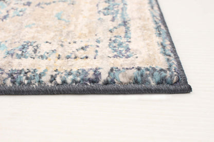 Tapis Hansel Classic argent-noir - 152 x 244 cm | D270CLLV