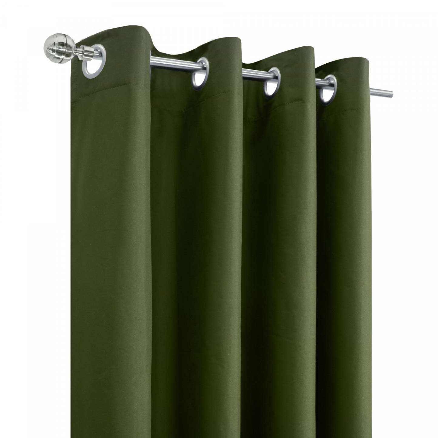 Thermaplus Alpine Olive Blackout Grommet Curtain Panel - 52 x 84|Panneau de rideau occultant à œillets Alpin olive de Thermaplus - 52 x 84
