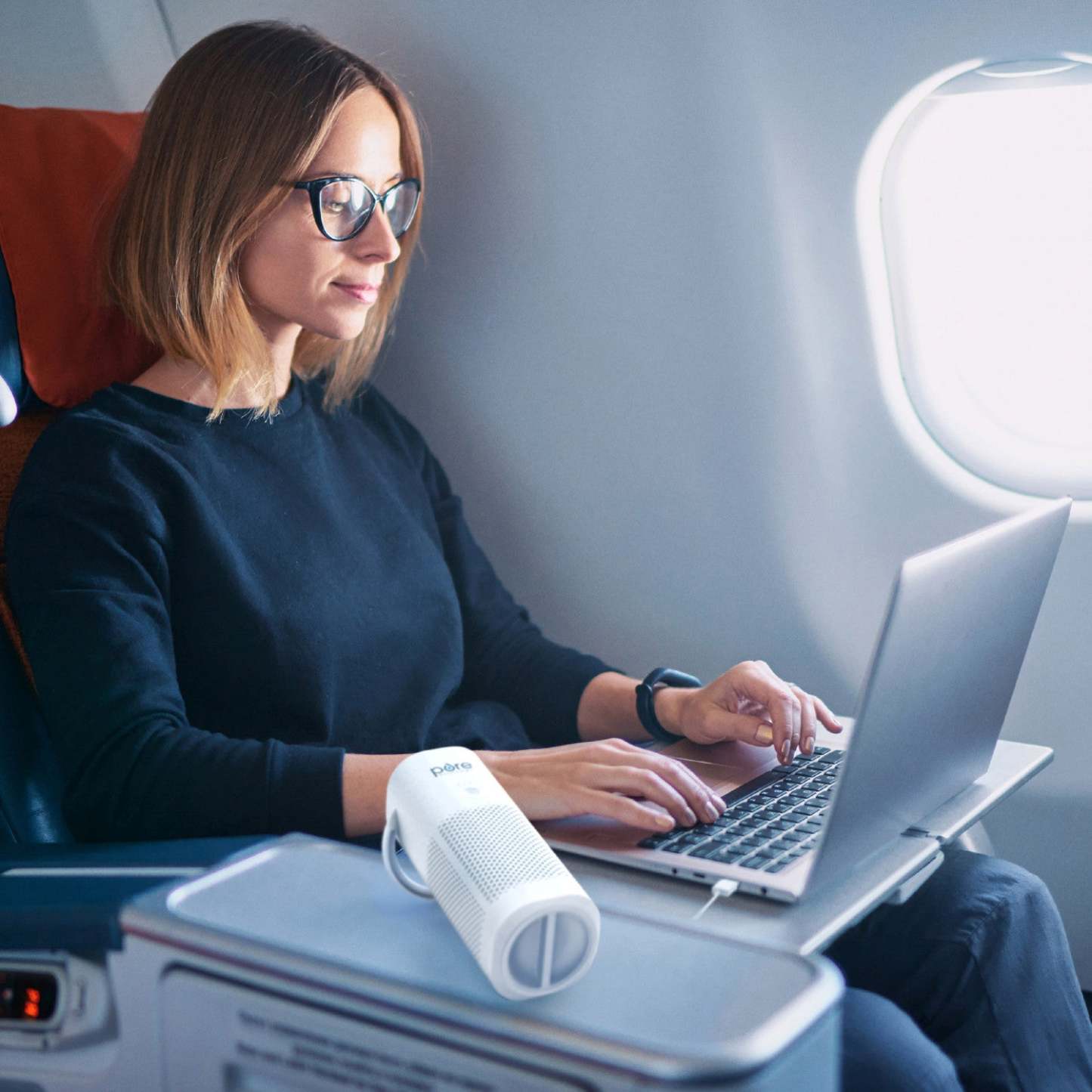 PureZone Portable HEPA Air Purifier - CA-PEPERSAP|Purificateur d’air portatif PureZone avec filtre HEPA - CA-PEPERSAP