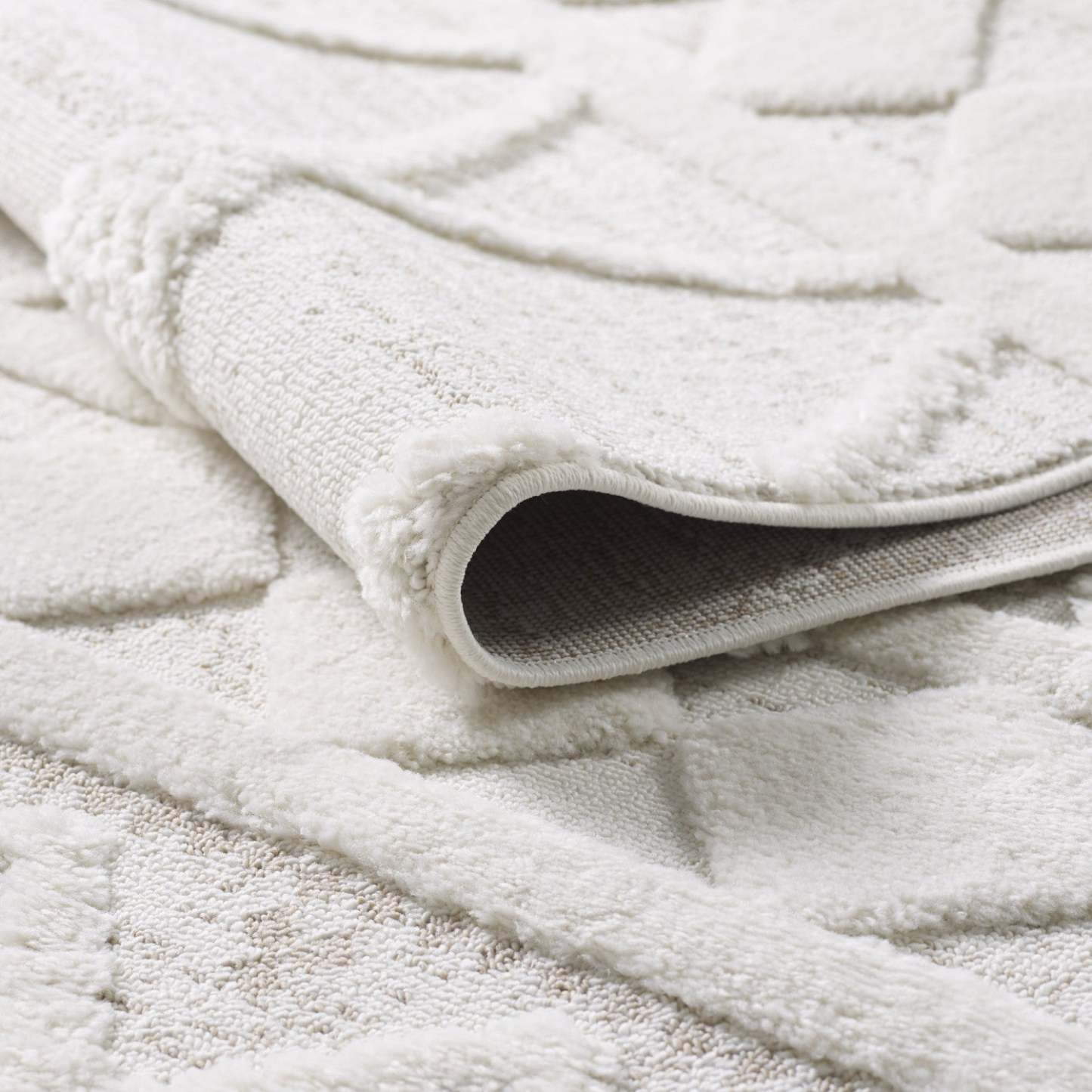 Quinto Rhombus Shag Area Rug - 5'7 x 7'3|Carpette à poil long Quinto Rhombus - 5 pi 7 po x 7 pi 3 po