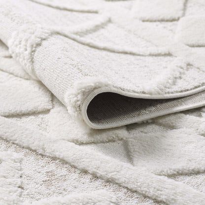 Quinto Rhombus Shag Area Rug - 5'7 x 7'3|Carpette à poil long Quinto Rhombus - 5 pi 7 po x 7 pi 3 po