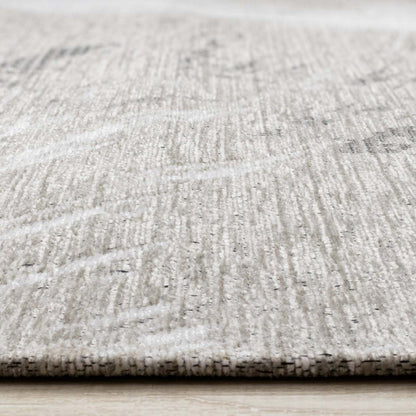 Kylie Soft Cream Taupe Brush Strokes Area Rug - 7'10 x 10'10|Carpette douce Kylie crème et taupe à motif de coups de pinceau - 7 pi 10 po x 10 pi 10 po