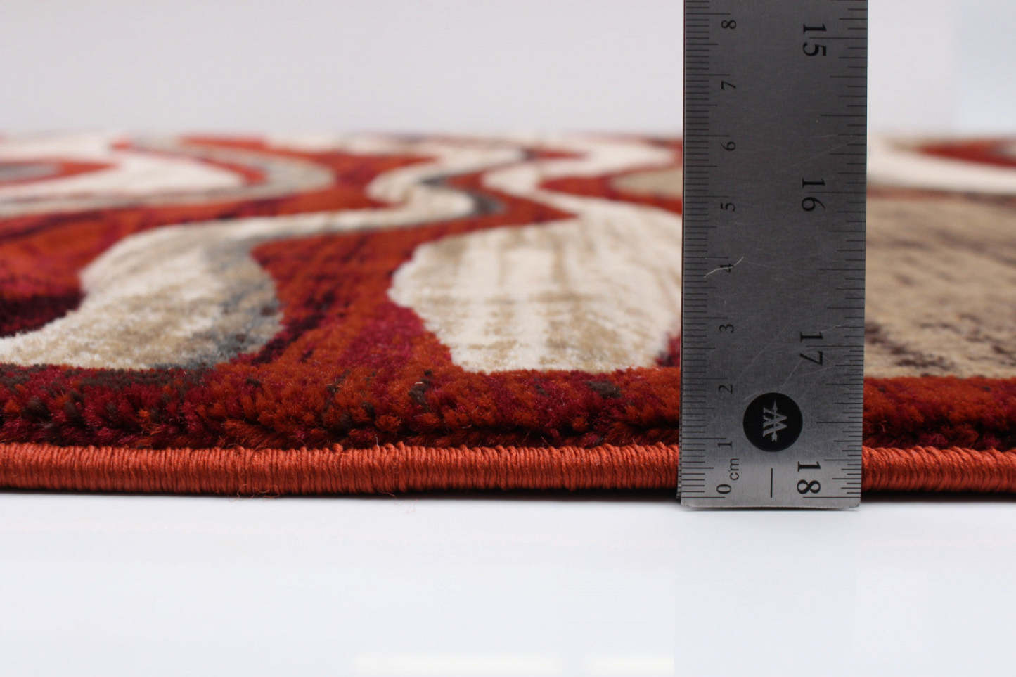 Carpette Allonah rouge - 6 pi 7 po x 9 pi 6 po