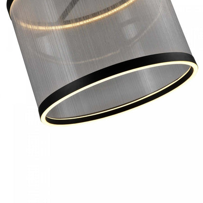 Suspension Cora à LED intégrée, lampe argentée | A Del Integrees Cora, Argent