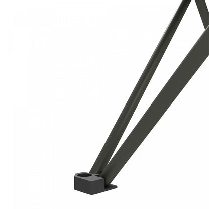 Table de camping pliante Outsunny, table de pique-nique portable avec sac de transport, noire