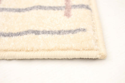 Tapis Taite crème-argent - 3'11 x 5'7|Carpette Taite crème-argent - 3 pi 11 po x 5 pi 7 po| D29WJN1J