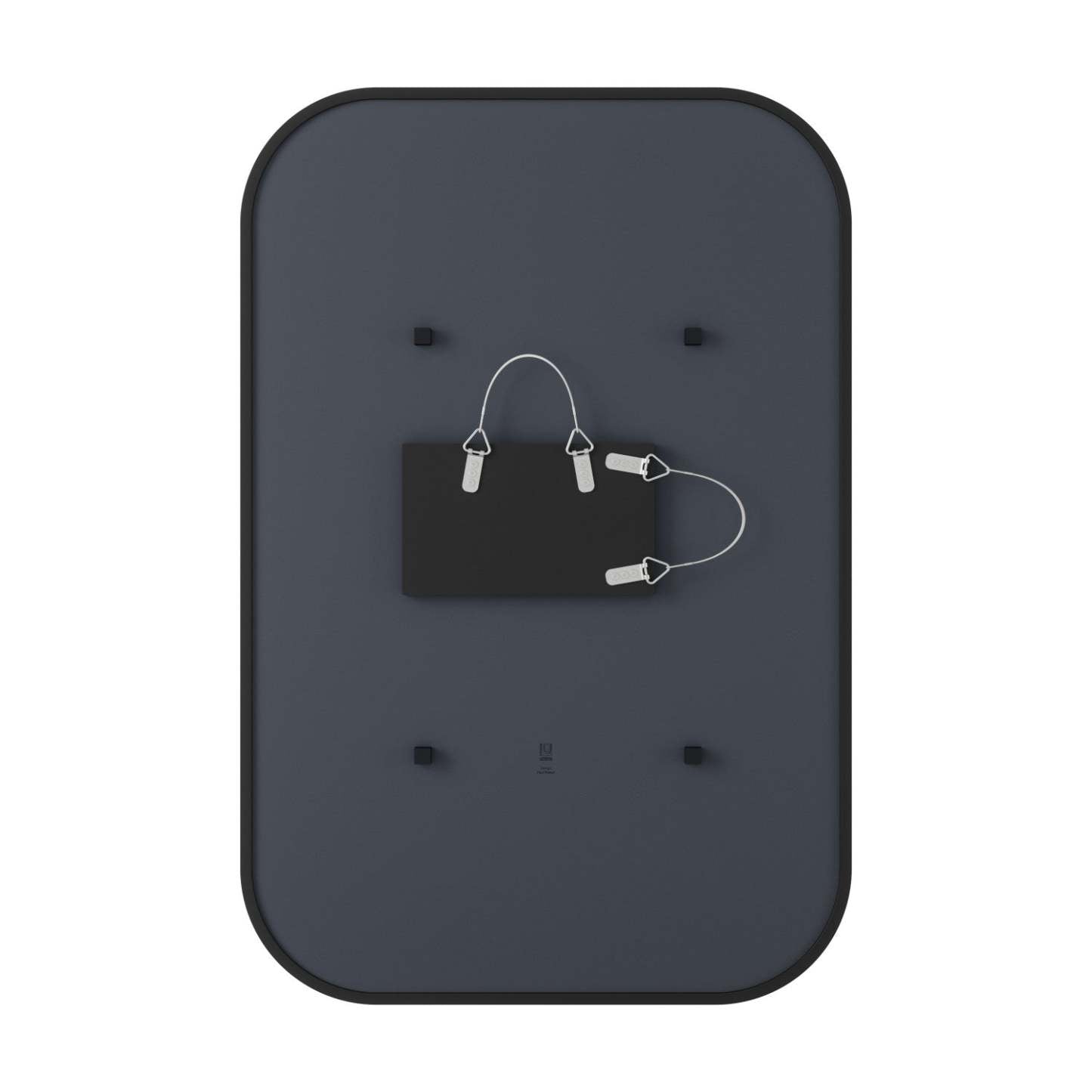 Miroir rectangulaire Hub de Umbra de 24 po x 36 po - noir