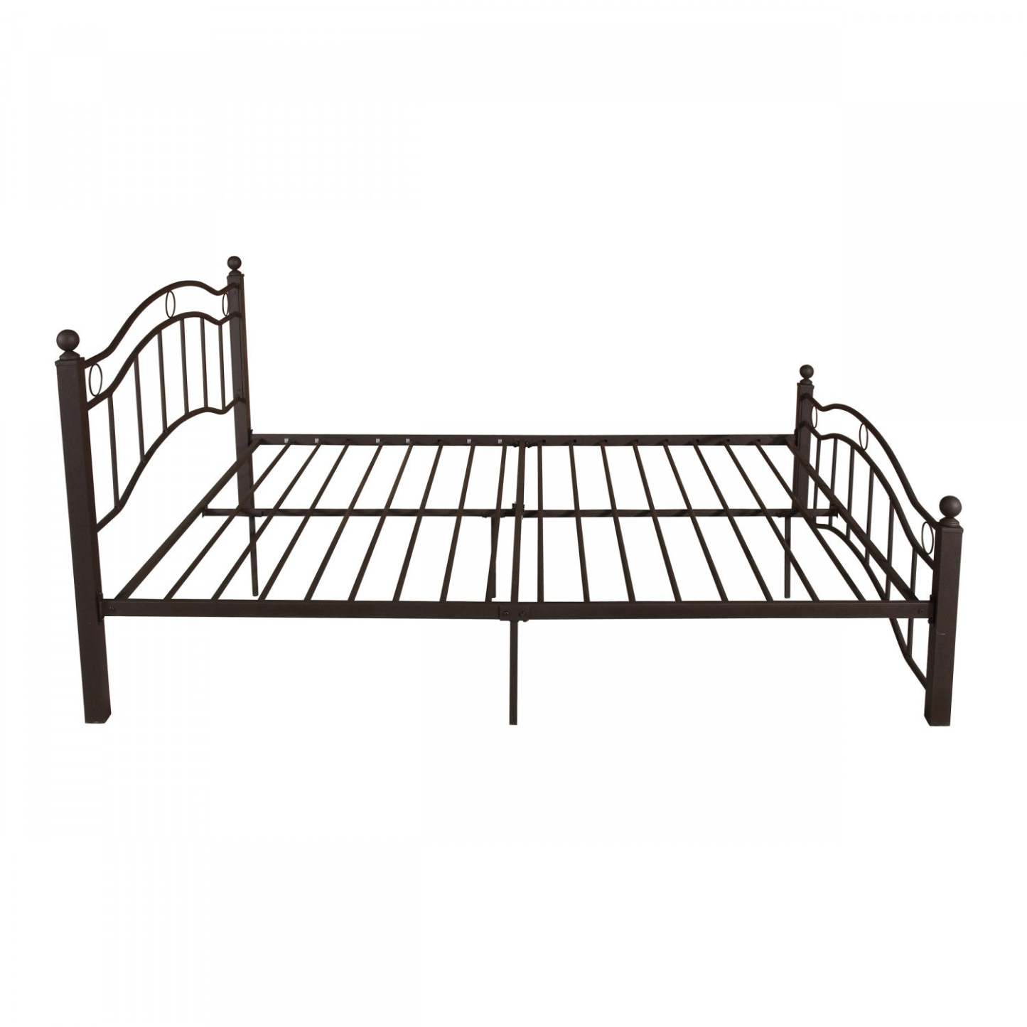 Cadre de lit en métal Jackson avec rangement sous le lit, lit King en cuivre | Jackson Cadre De Lit En Metal Avec Rangement Sous Le Lit, Cuivre