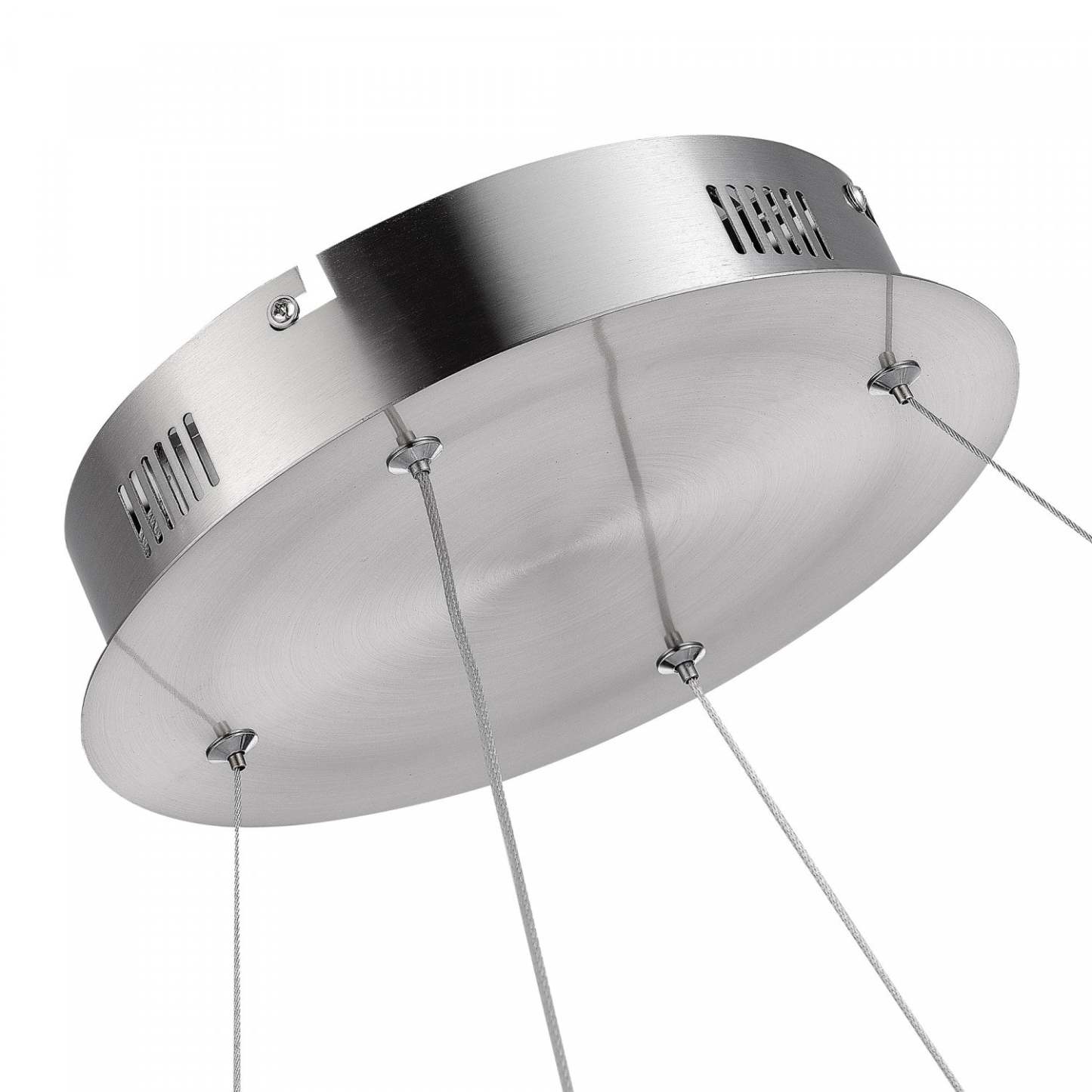 Stella 65 W LED Satin Nickel Pendant|Luminaire suspendu Stella nickel satiné à DEL de 65 W|D06HR7KX