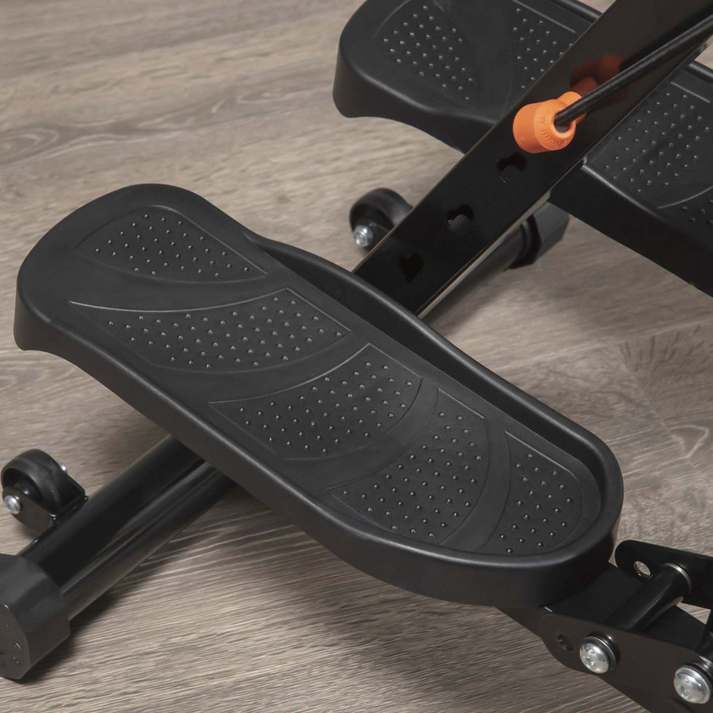 Soozier Gazelle Glider Air Walker Exercise Machine Elliptical Trainer Avec Quatre Niveaux De Résistance, L|Soozier Machine de Fitness Elliptique Avec Quatre Niveaux De Résistance, Écran LCD, Capteur De Fréquence