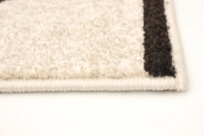 Tapis Anandi ivoire-brun - 160 x 220 cm | D2B5GWPB