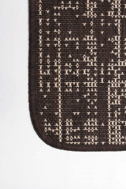 Tapis Joni Chocolat - 4'4 X 6'5 |Carpette Joni chocolat - 4 pi 4 po x 6 pi 5 po