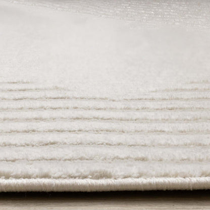 Tapis Hudson Modern géométrique beige crème - 7'10 x 10'6|Carpette Hudson crème et beige à motif géométrique moderne - 7 pi 10 po x 10 pi 6 po