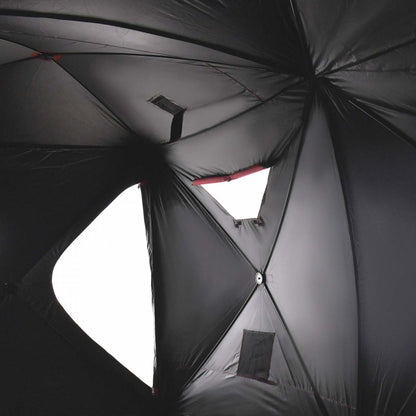 Outsunny 5-8 Personnes Tente Pop-up Pour La Pêche Sur Glace, Rouge|Outsunny Tente De Pêche Sur Glace Pour 8 Personnes, Rouge