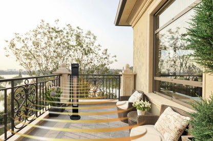 Chauffe-terrasse électrique infrarouge Westinghouse - WES31-15110BLK|Radiateur de terrasse électrique et à infrarouge Westinghouse - WES31-15110BLK