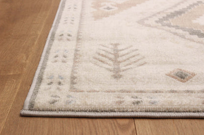 Carpette longue Lia ivoire - 2 pi 8 po x 8 pi 2 po