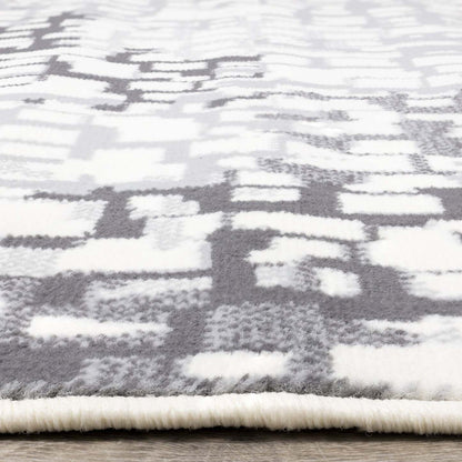 Tapis pixelisée Florence pour l'intérieur - 4 pi 7 po x 6 pi 7 po