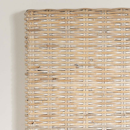 Lilak Rattan Headboard - White Washed|Tête de lit Lilak en rotin - blanc délavé