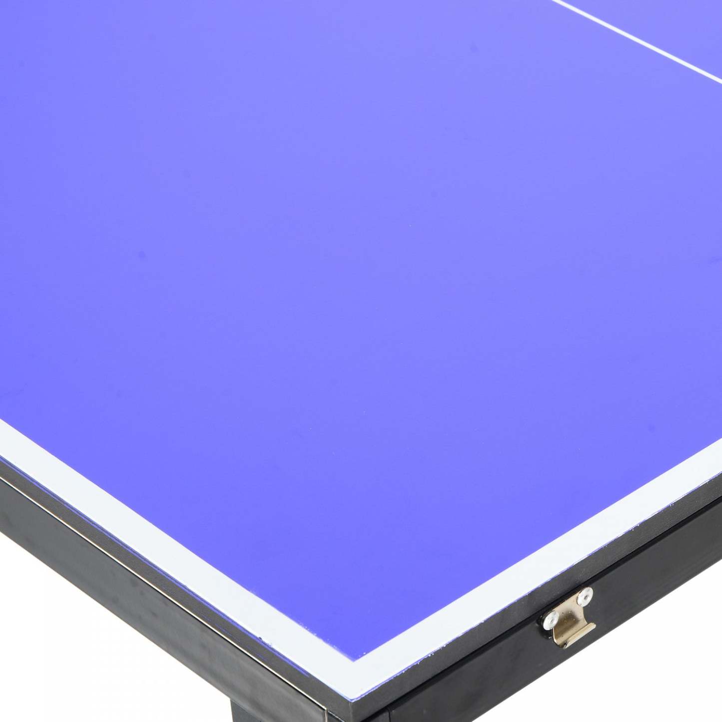 Table de ping-pong pliante Soozier, table de tennis de table portable avec poignées