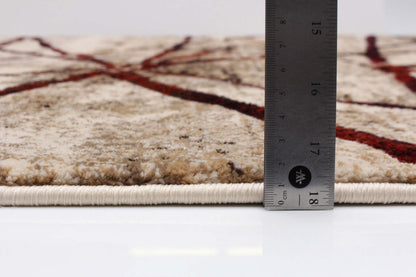 Carpette Cherokee dorée - 5 pi 3 po x 7 pi 3 po