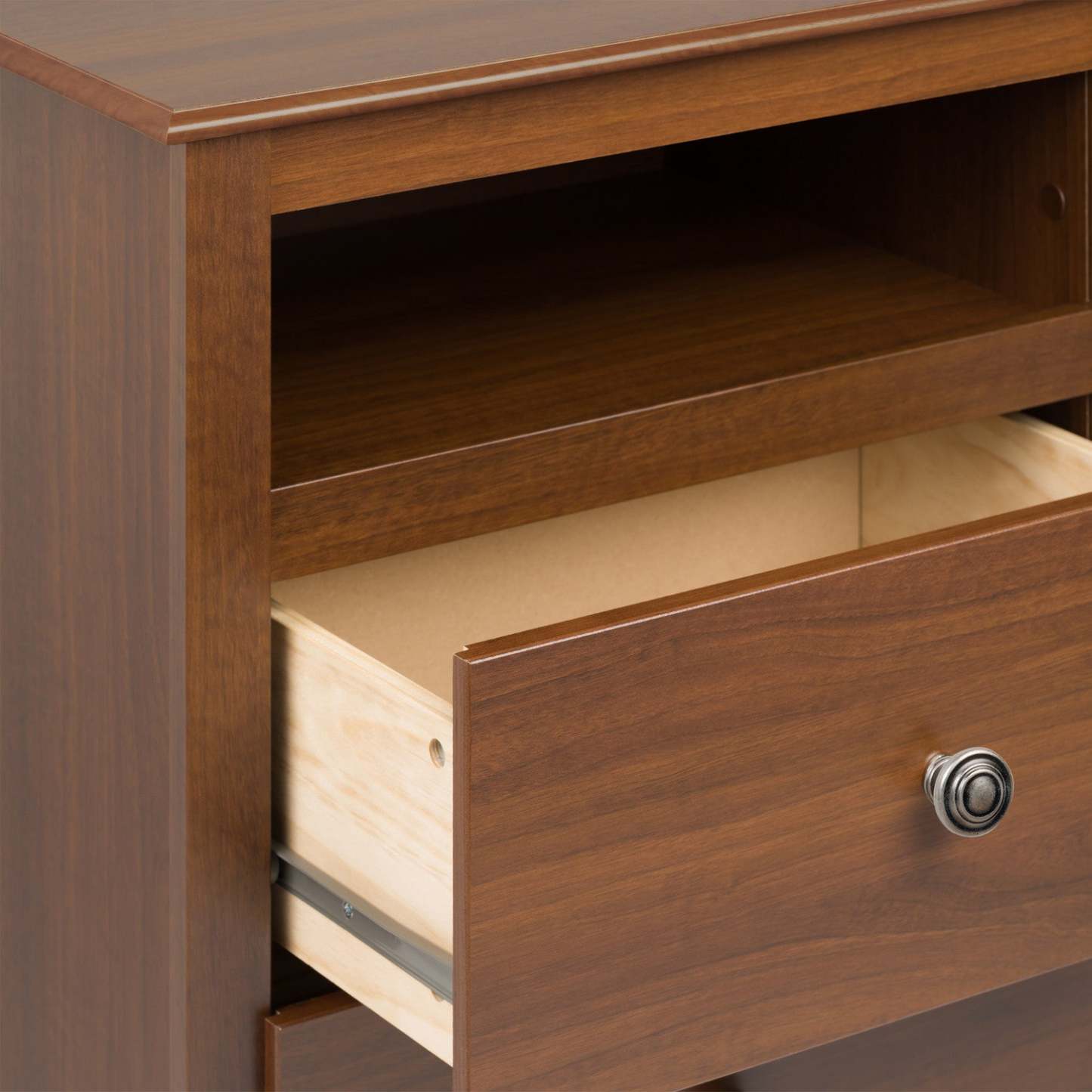 Monterey Tall 2-Drawer Nightstand - Cherry|Table de nuit haute Monterey à 2 tiroirs - cerisier