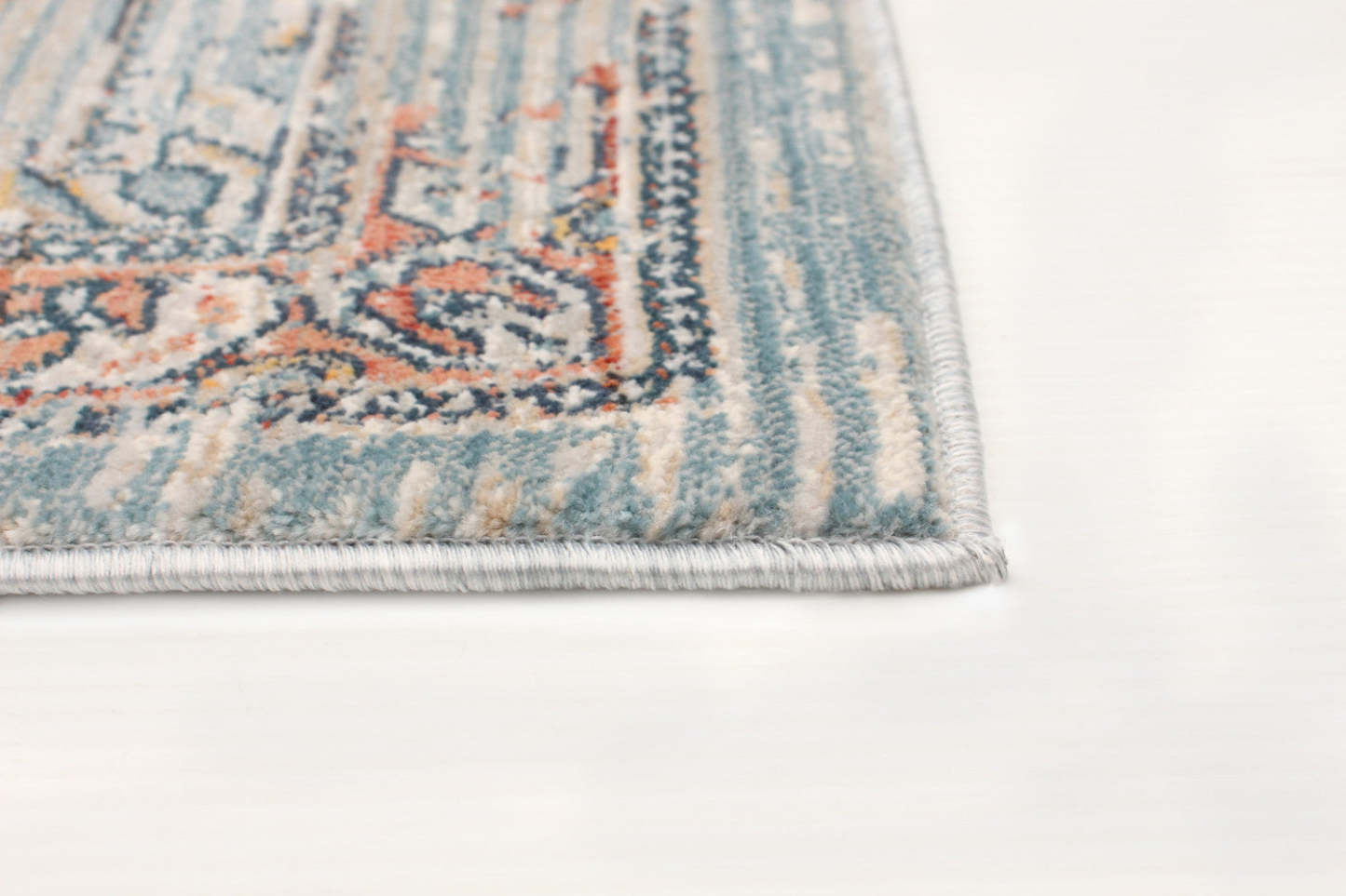 Tapis Baina Heriz Bleu - 6'7 x 9'10|Carpette Baina Heriz bleu - 6 pi 7 pox 9 pi 10 po| D296M342